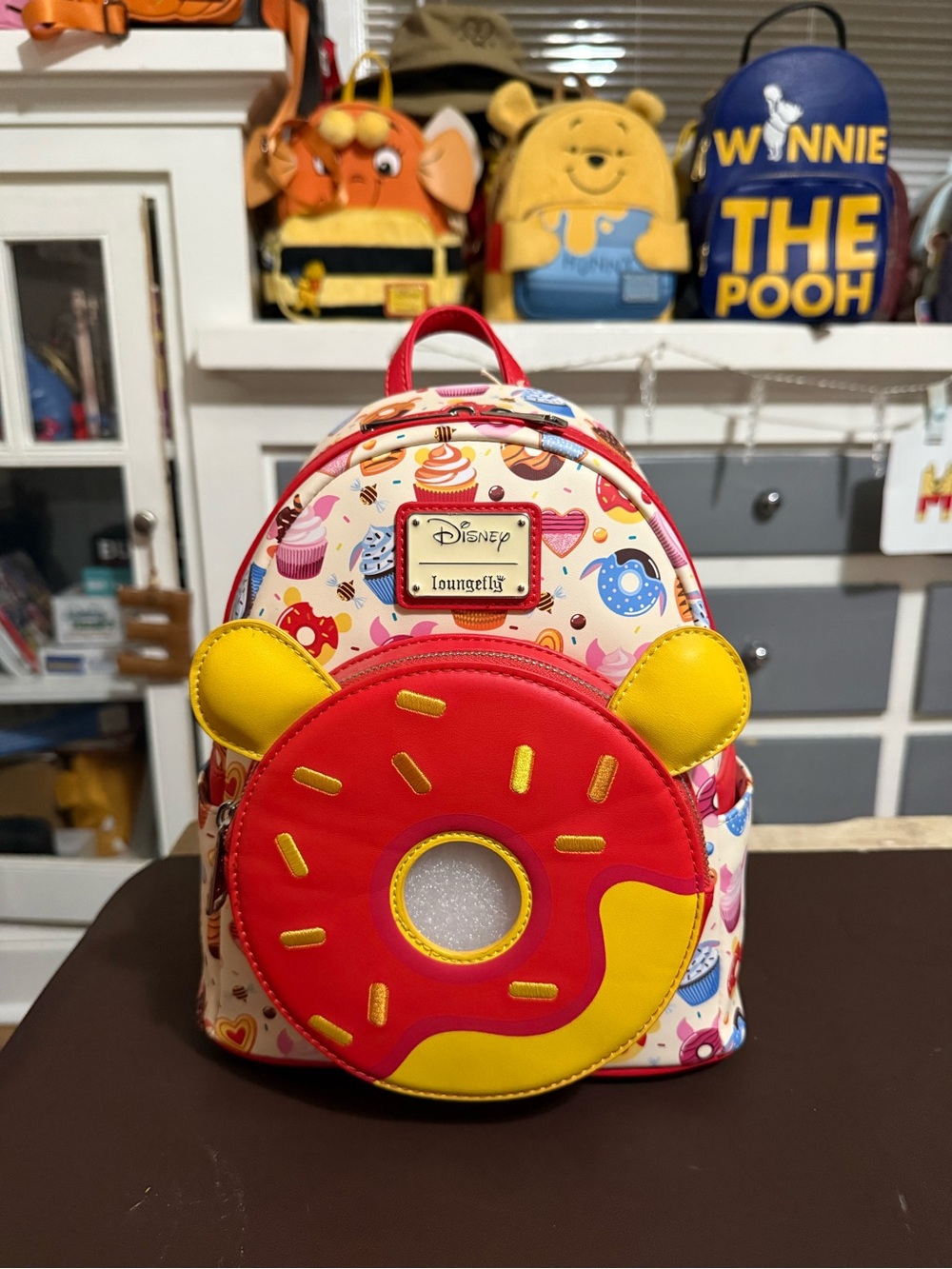 Loungefly Red & Yellow Donut Mini Backpack